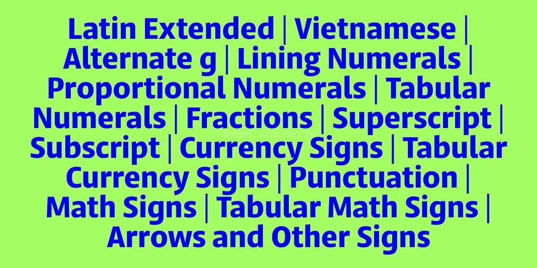 Jali Latin 多语种无衬线可变字体家族